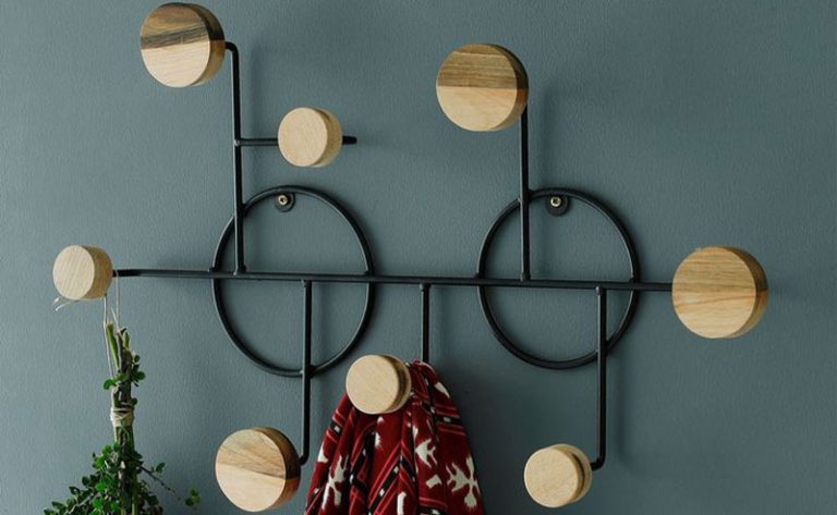 Porte Manteau Design Bois Mural | Mon Porte Manteau