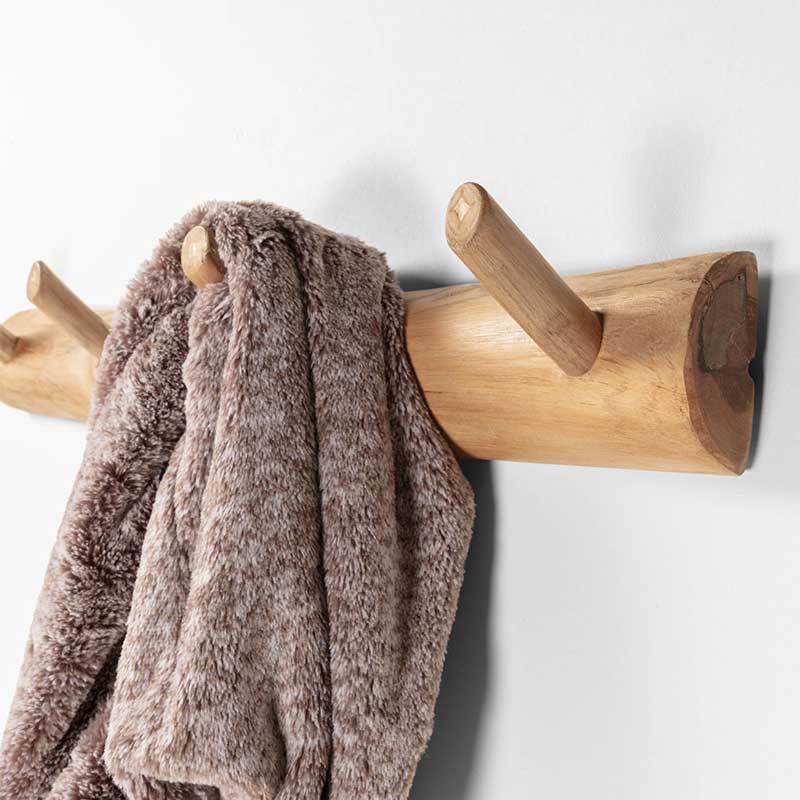 Porte Manteau Mural Bois Flotte