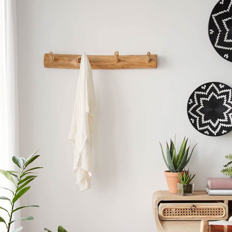 Porte Manteau Mural Bois Flotte