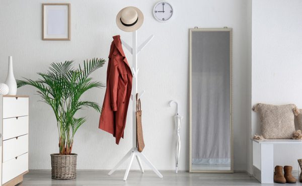 Porte Manteau sur Pied (Bois, Design, Enfant, Perroquet)