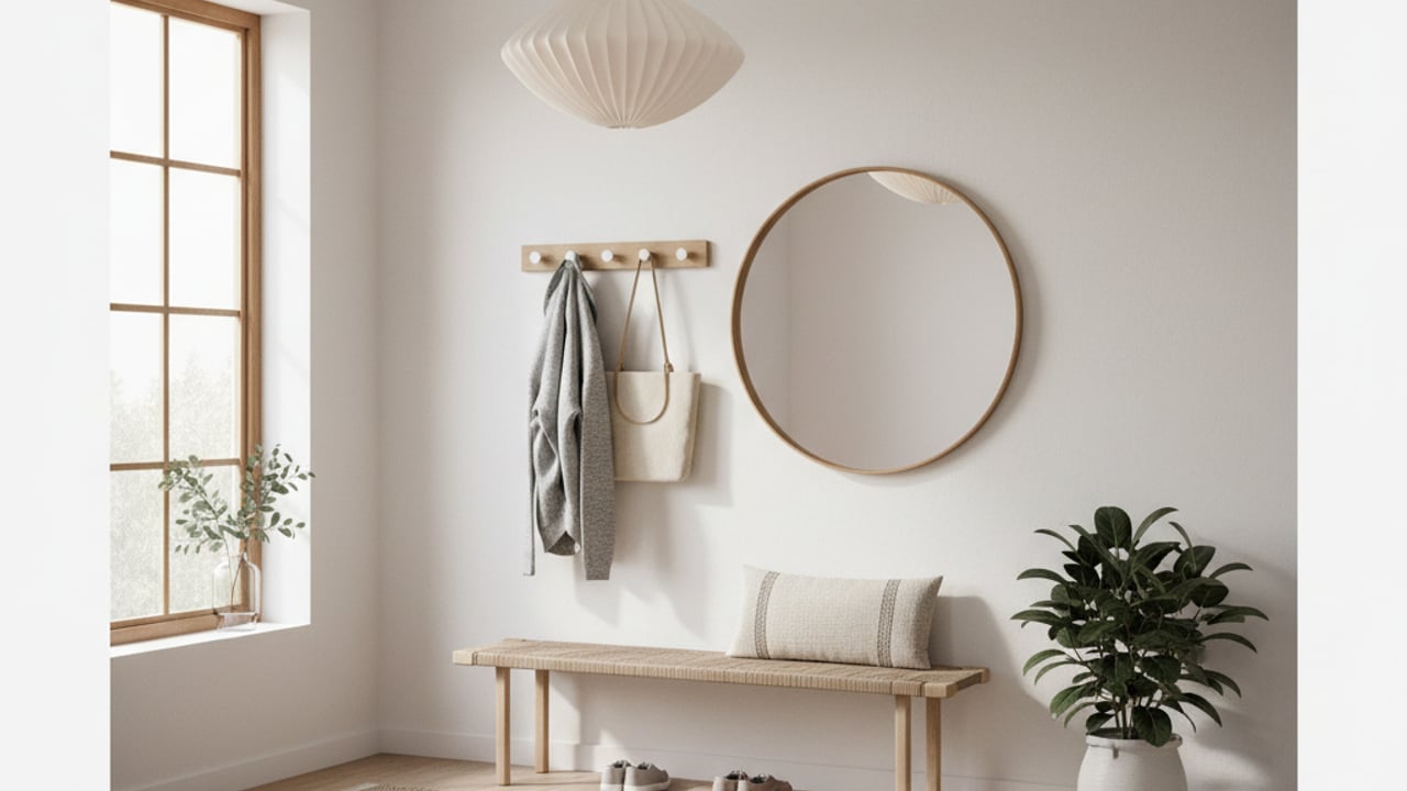 Comment éclairer une entrée de style scandinave ?