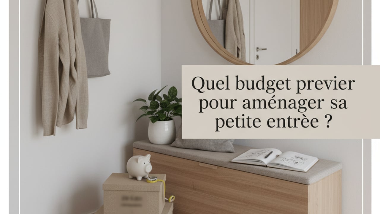 Quel budget prévoir pour aménager sa petite entrée ?