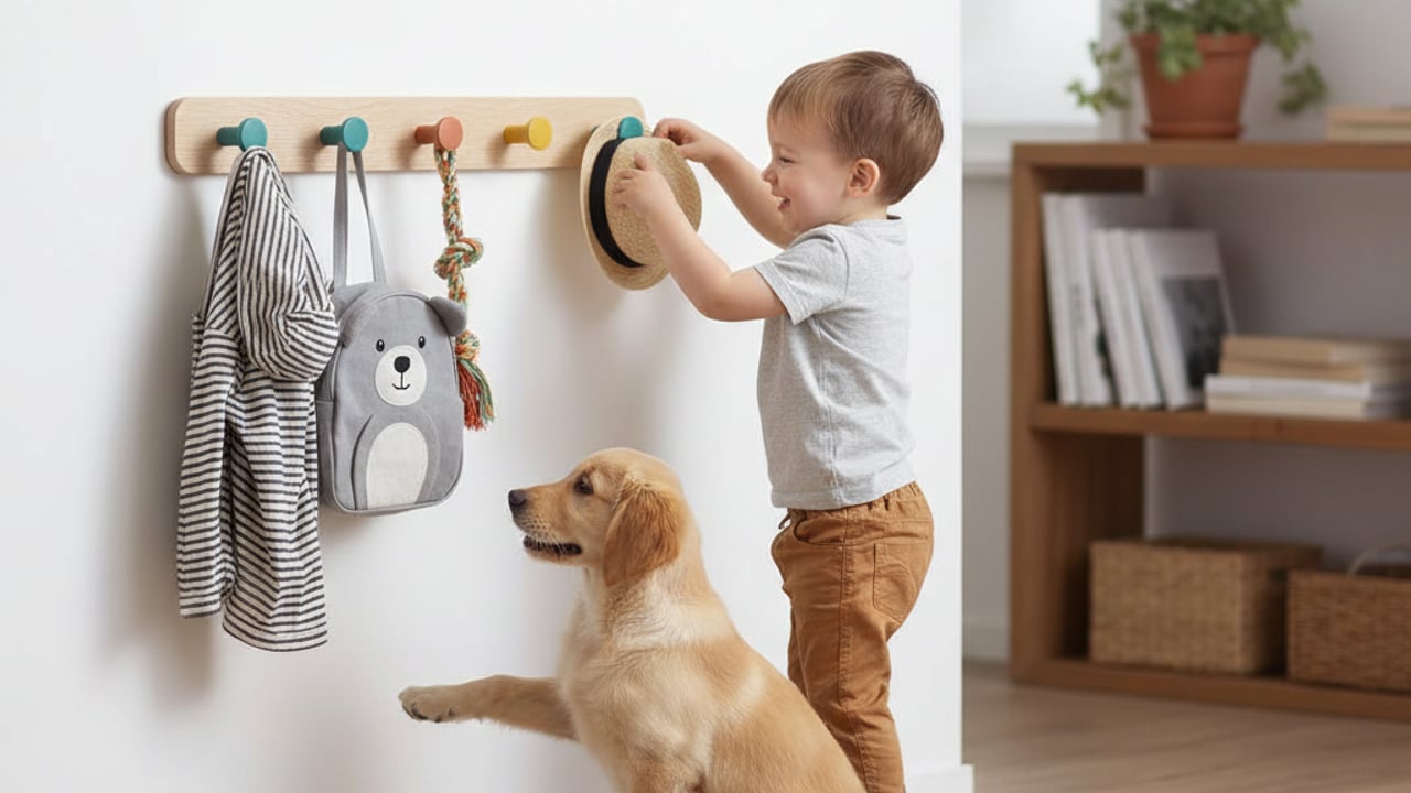 Une patère est-elle adaptée aux enfants et aux animaux ?