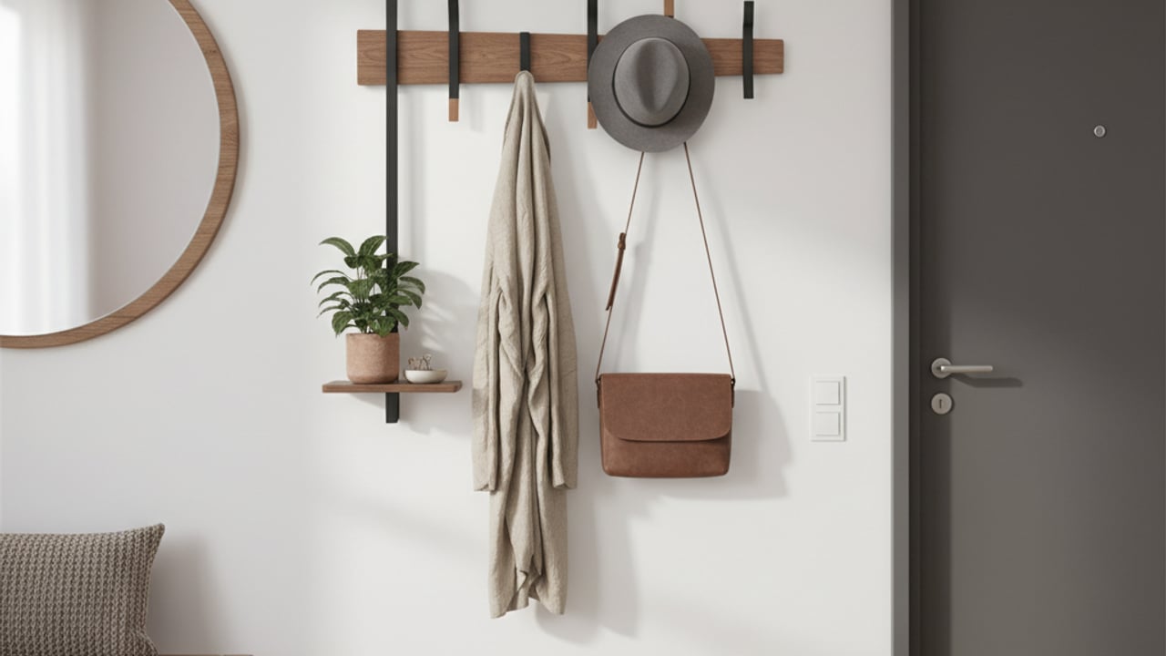 Comment s'appelle un porte-manteau mural ?