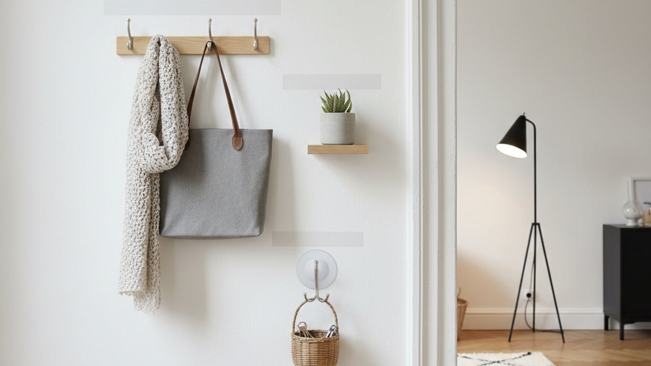 Locataire ou mur fragile : quelles solutions sans gros perçage ?